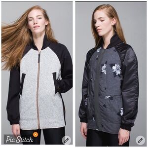 Lululemon Both Ways Bomber Jacket Color: see description Size 6 EUC